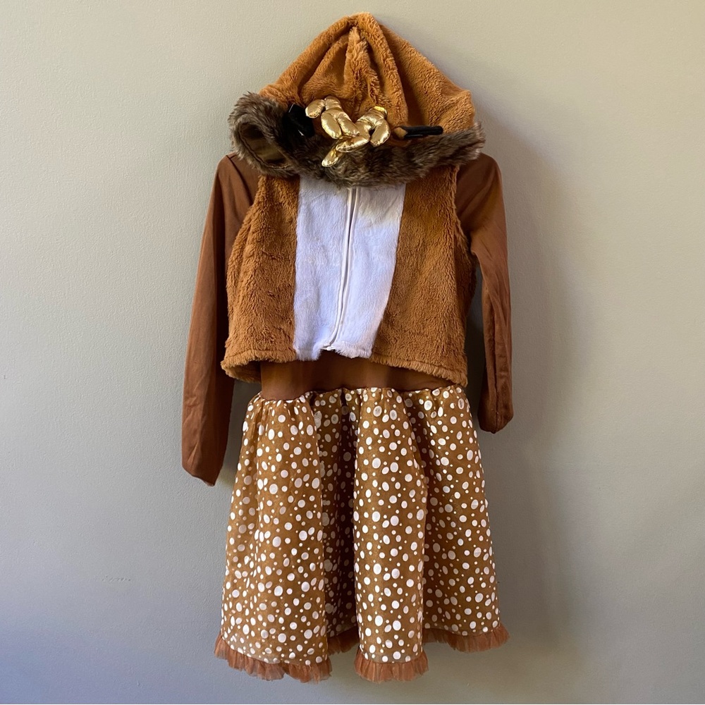 Kids Deer Costume Dress (Size 7-8)